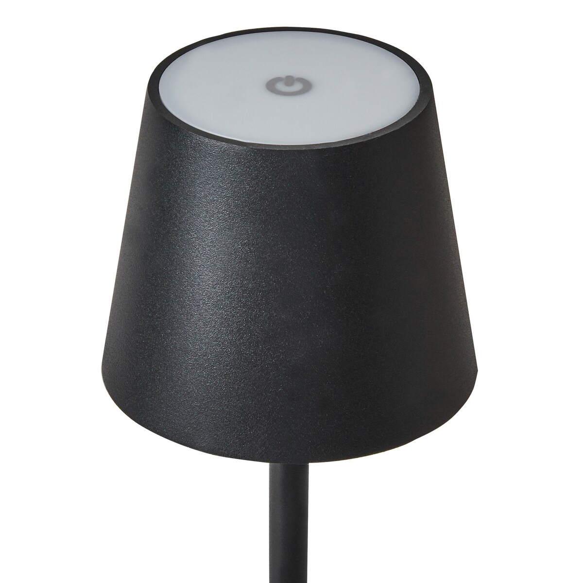 Bezprzewodowa lampa stołowa LED BACEIRO Ze ściemniaczem Metal Czarny