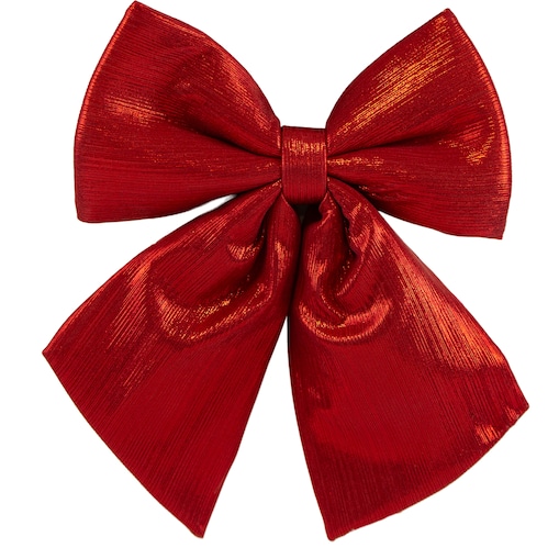 Kokarda Świąteczna Na Choinkę 24 Cm Kominek Na Boże Narodzenie Dekoracja Czerwona