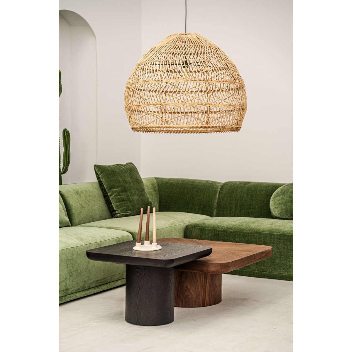 Lampa wisząca Cezar XL naturalna Monnarita