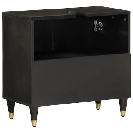 vidaXL Szafka pod umywalkę, 62x33x58 cm, lite drewno mango