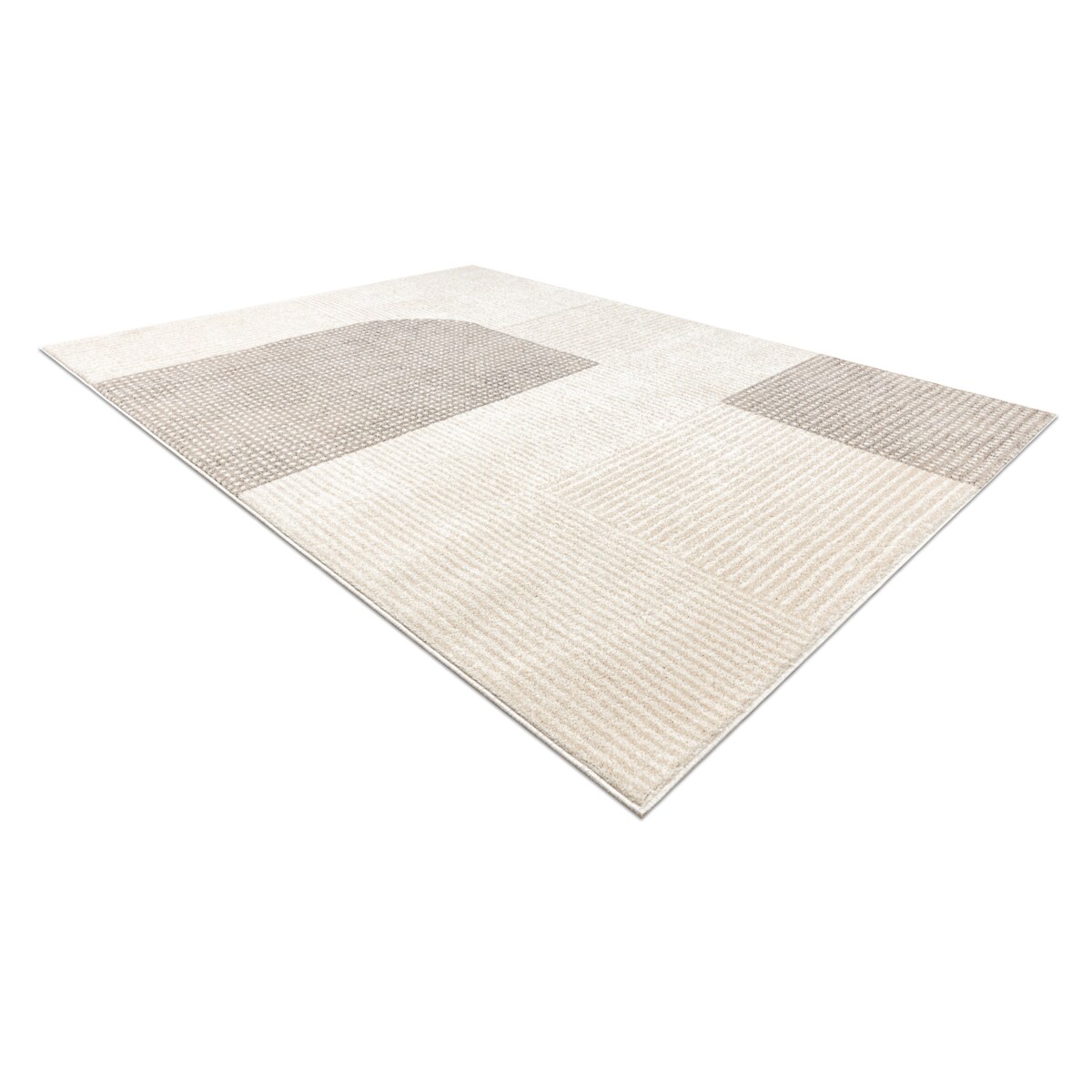 Dywan FUSION 0805 krem / beż - Geometryczny, 160x220 cm