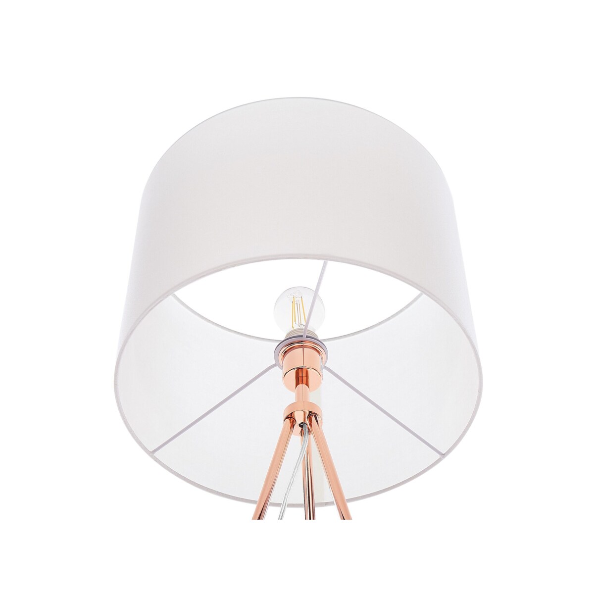 Lampa podłogowa metalowa miedziana VISTULA