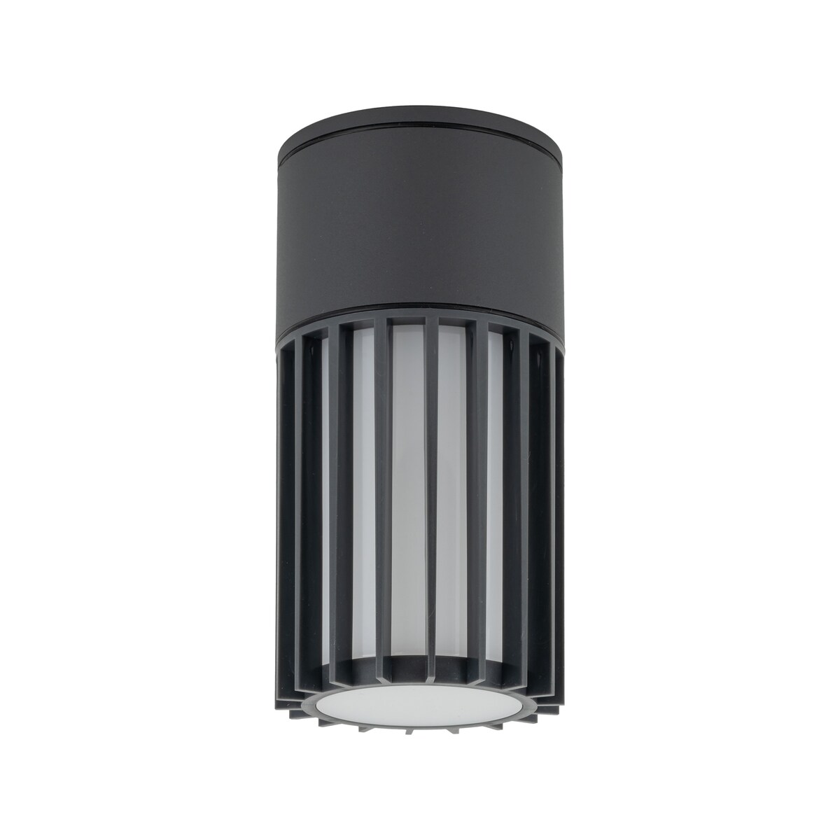 Oprawa natynkowa zewnętrzna TK Lighting RIBO GRAY IP54 E27 szaro-biała 11508 aluminiowa na taras i elewację