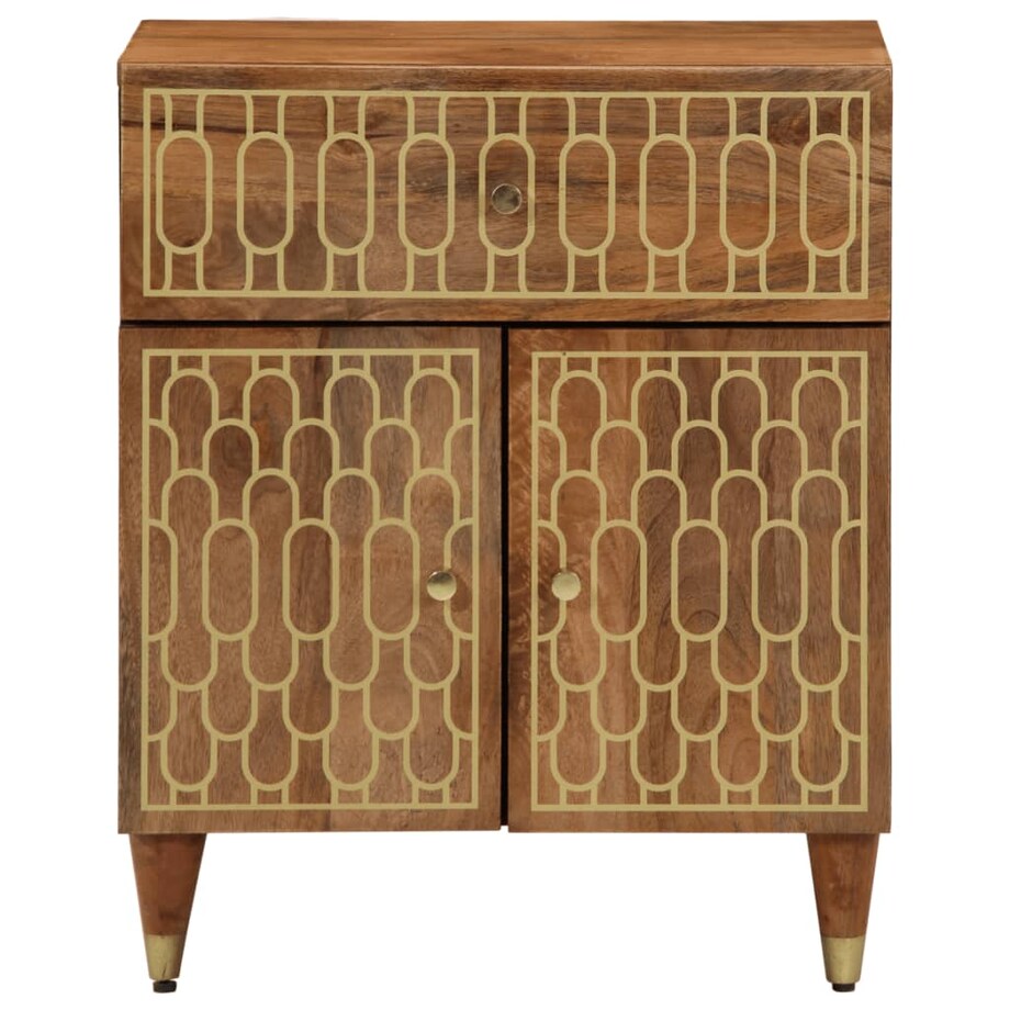 vidaXL Szafka nocna, 50x33x60 cm, lite drewno mango