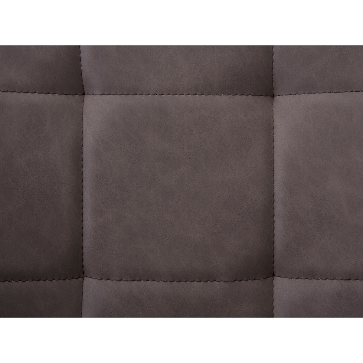 Zestaw 2 krzeseł do jadalni ekoskóra ciemnobrązowy MELROSE