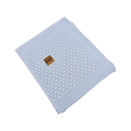 Kocyk bambusowy dla dziecka BŁĘKIT