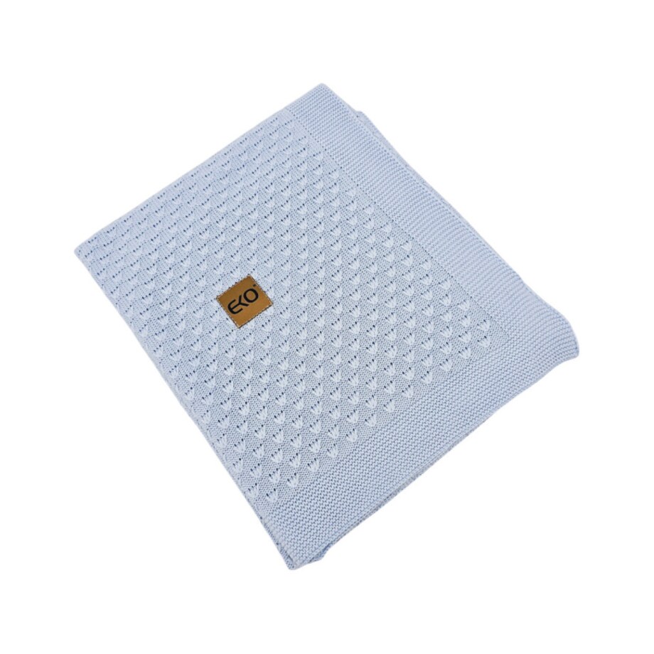 Kocyk bambusowy dla dziecka BŁĘKIT