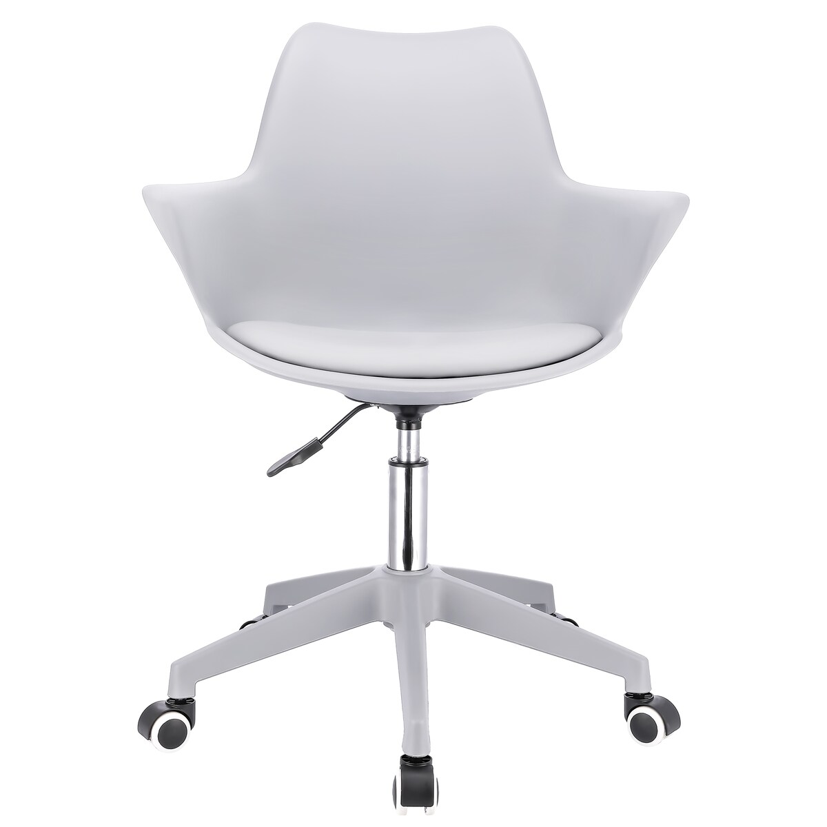 Krzesło obrotowe eleganckie INEZ szare