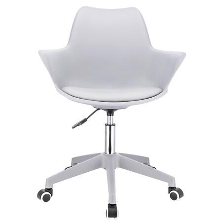 Krzesło obrotowe eleganckie INEZ szare