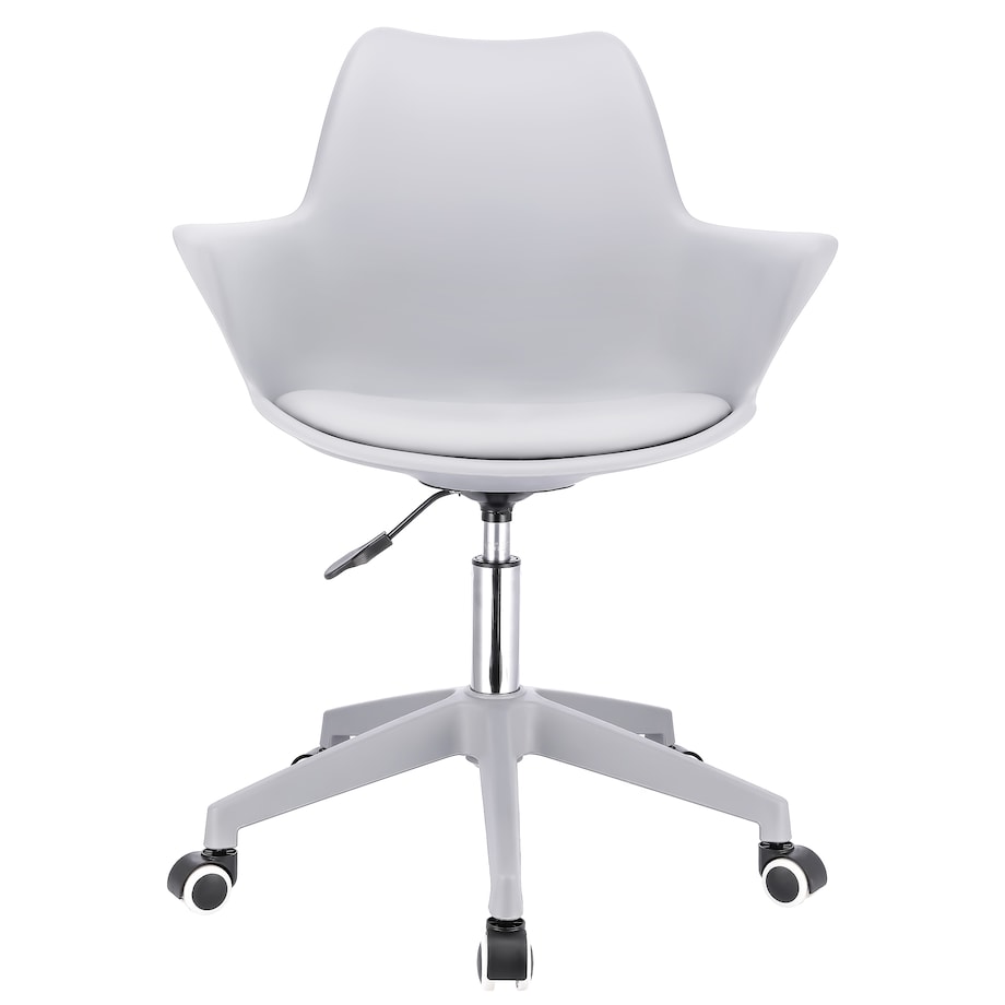 Krzesło obrotowe eleganckie INEZ szare