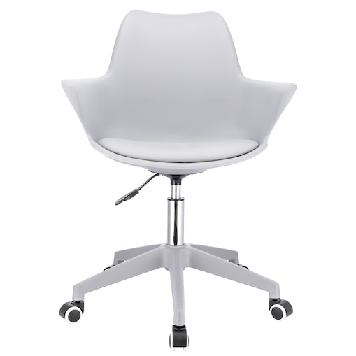 Krzesło obrotowe eleganckie INEZ szare