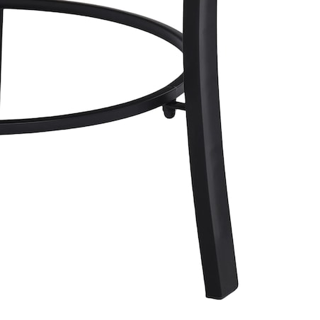 vidaXL Palenisko z mozaiką, zielone, 68 cm, ceramika