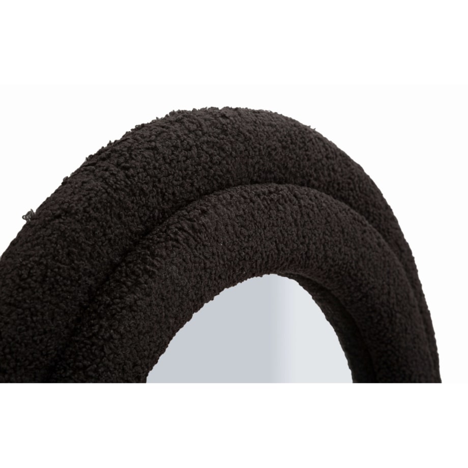 Lustro ścienne w materiałowej ramie TEDDY, 160 cm