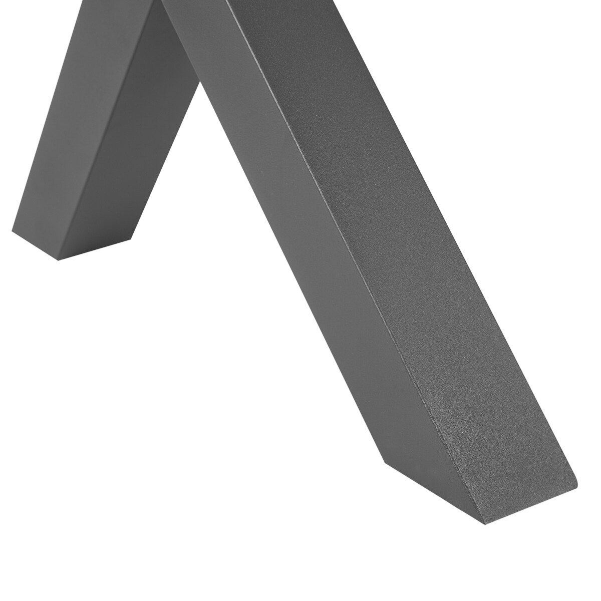 Stół ogrodowy CASCAIS 200 cm 105 cm Metal Szary