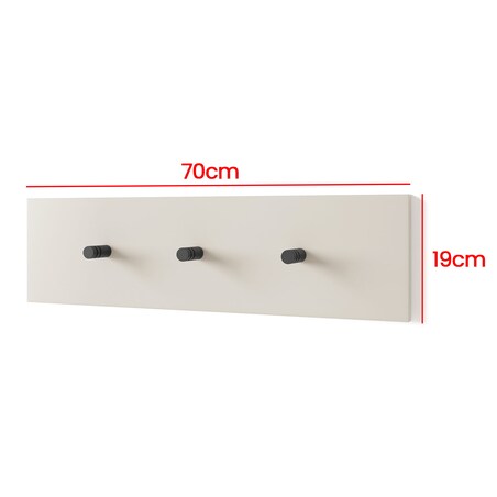 Garderoba Ritmo wersja 2 z lustrem i panelami Trinity 06 Cashmere