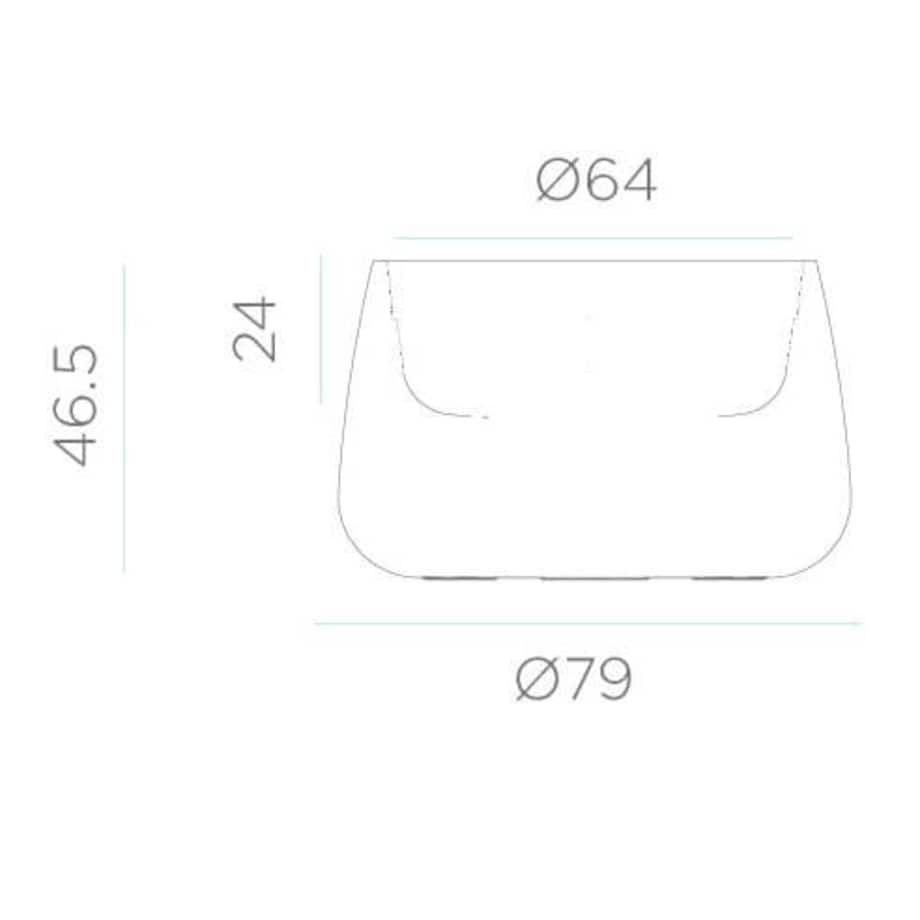 Solarna ogrodowa donica Camelia LUMCA080SSNW King Home IP65 zmienna barwa biała