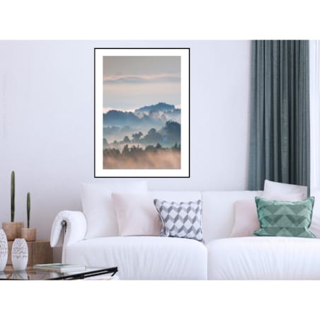 Poster Story, Plakat, Obraz - Skandynawski Las w Akwareli No1, wymiary 21 x 30 cm