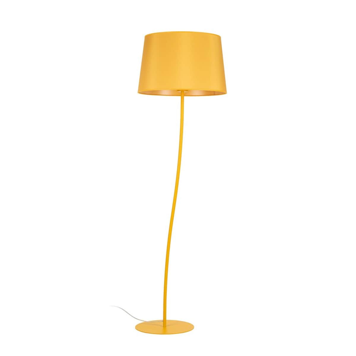 Lampa podłogowa TK Lighting NICOLA YELLOW 6645 żółto-złota E27 150 cm do salonu