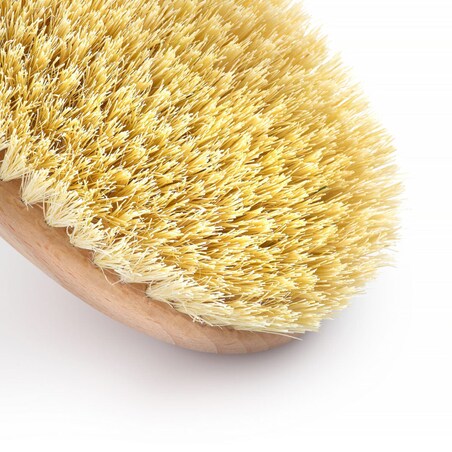 Szczotka do masażu ciała na sucho – włókno tampico, wersja przedłużona, No.5P