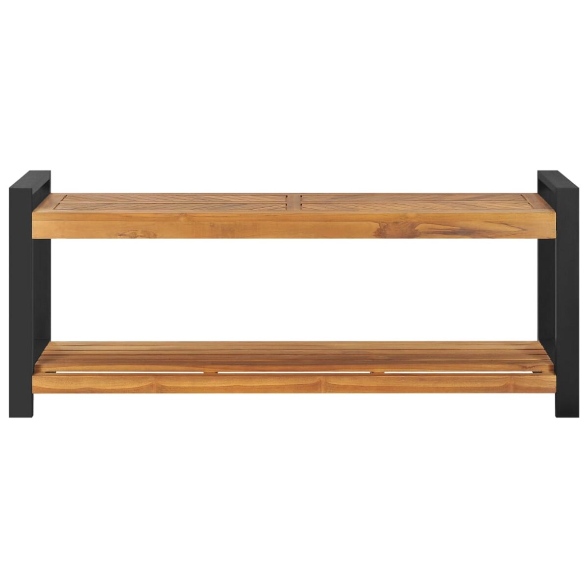 vidaXL Ławka, 120 cm, lite drewno tekowe