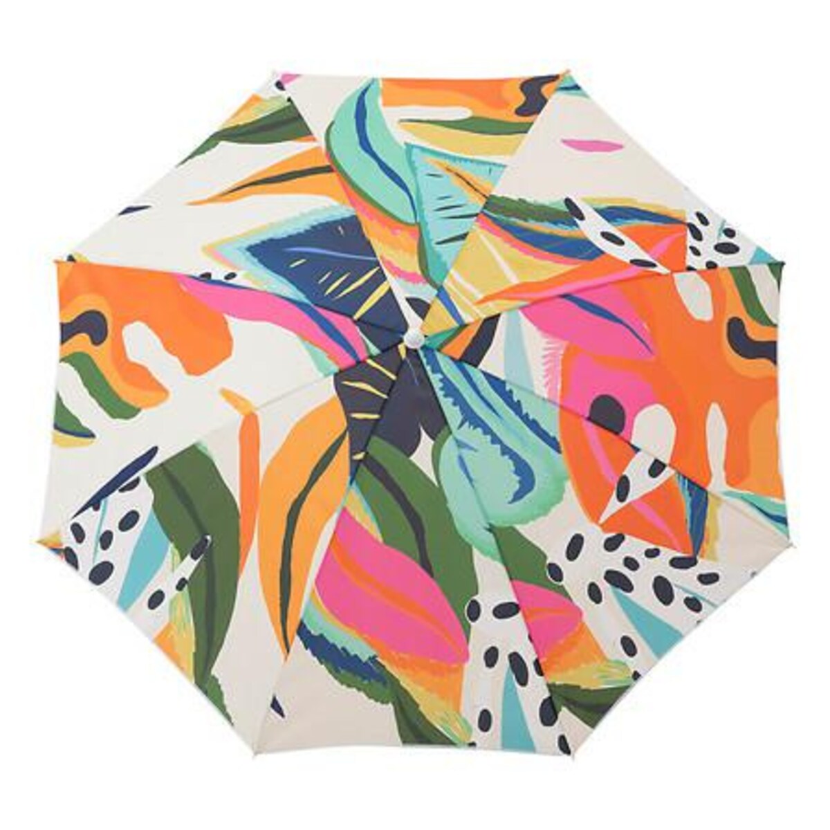 PARASOL PLAŻOWY 1,55m Porto wzór tropikalny stal i poliester