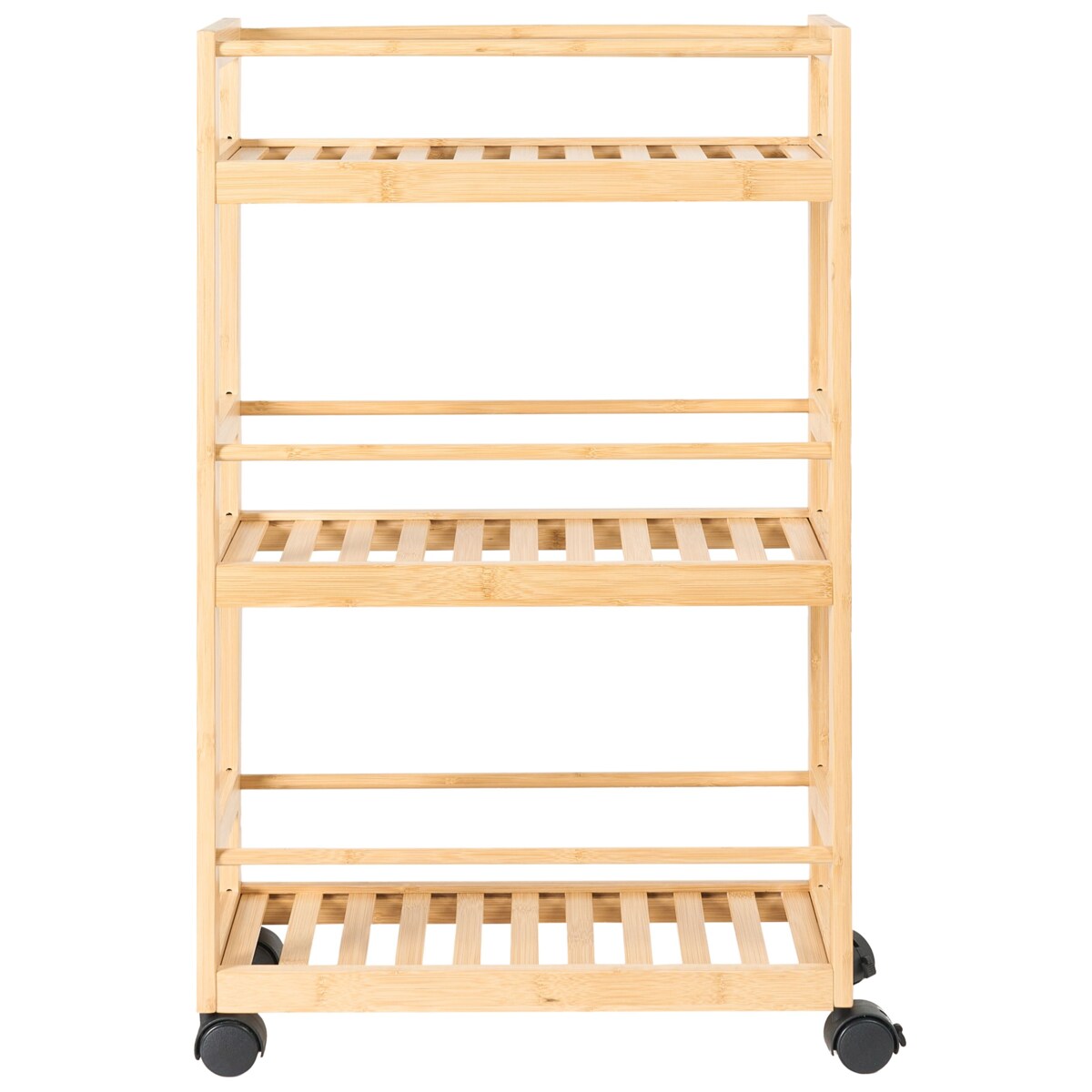 Wózek łazienkowy bambusowy jasne drewno QUINTAY