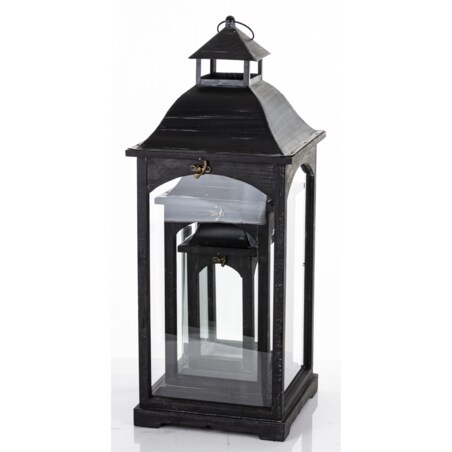 Lampiony dekoracyjne 3 szt. 83/63/46x31/23/15,5 cm PILAN