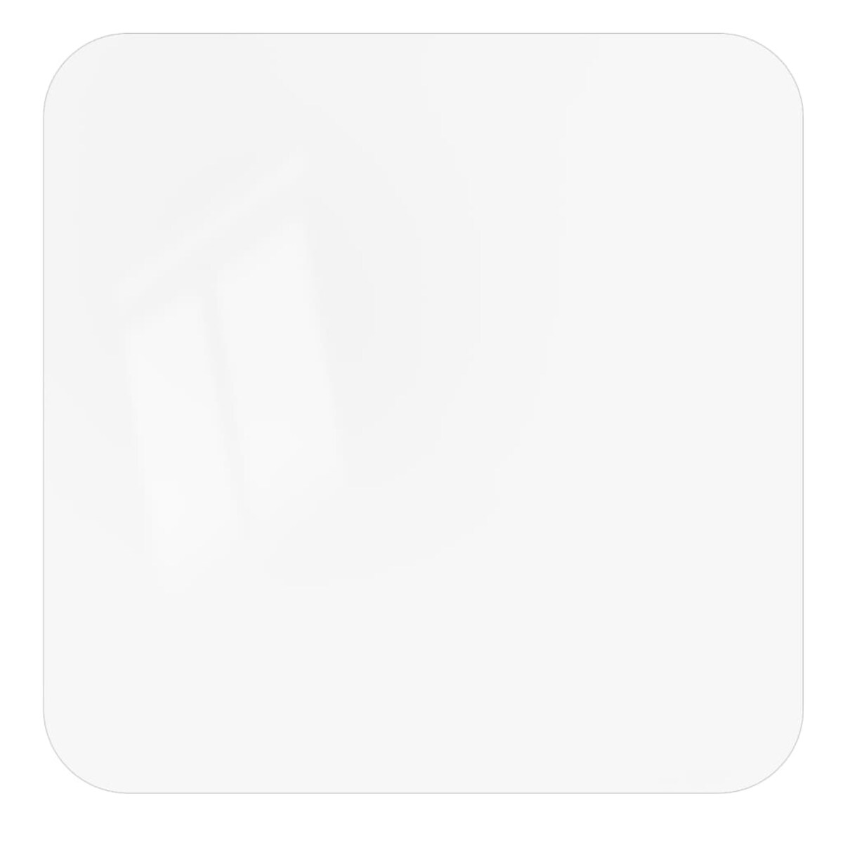 vidaXL Mata podłogowa, na panele i dywany, 90 x 90 cm