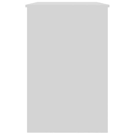 vidaXL Biurko, białe, 100x50x76 cm, materiał drewnopochodny