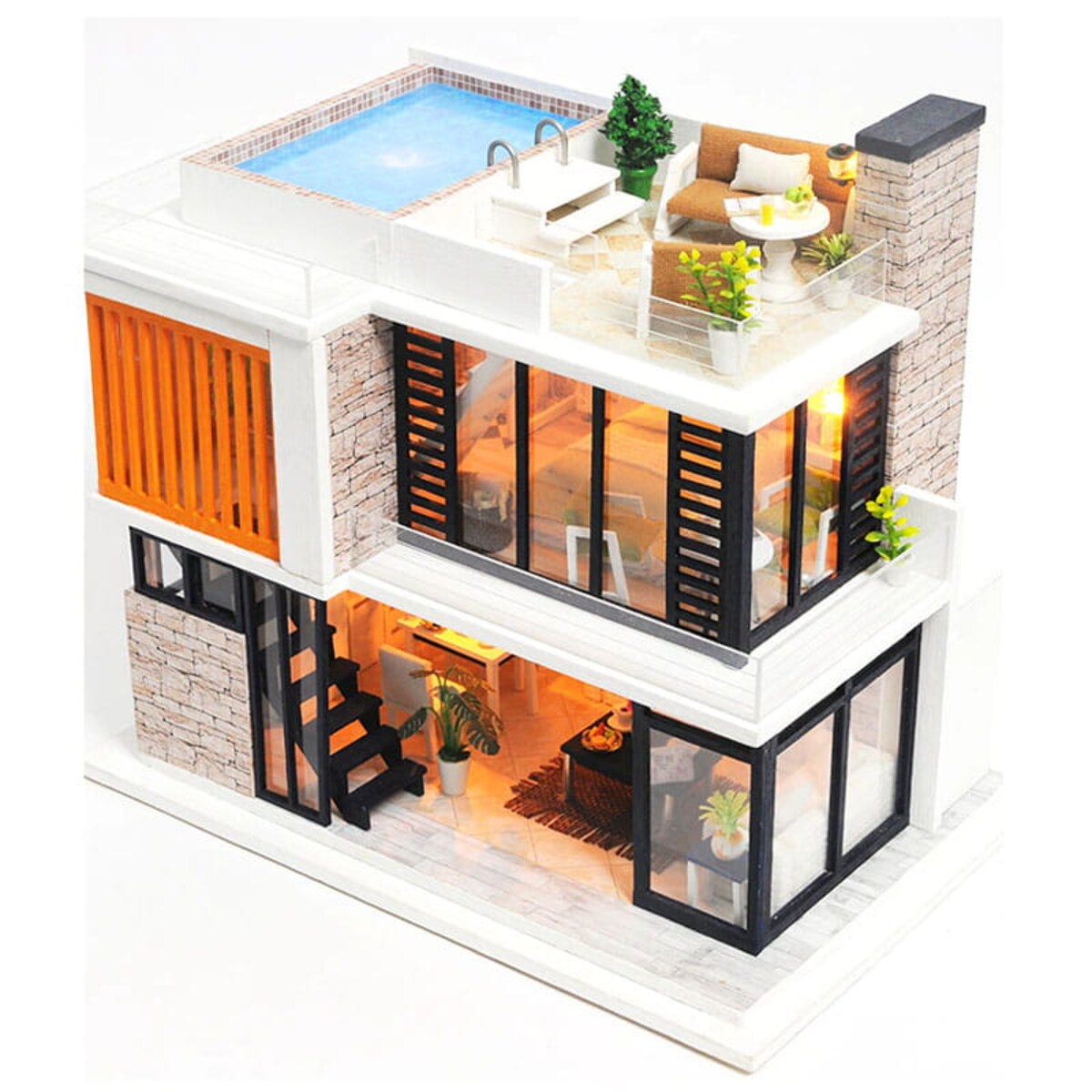 Miniaturowy domek - Nowoczesny Singapur