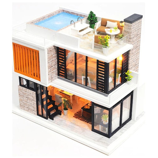 Miniaturowy domek - Nowoczesny Singapur