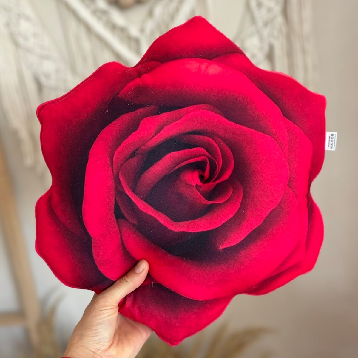 Poduszka mała Róża czerwona