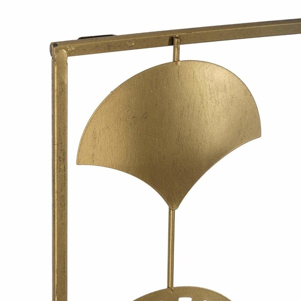 Metalowa ozdoba na ścianę z motywem złotych liści, dekory ścienne, ozdoby z metalu, ozdoby na ścianę do salonu, metaloplastyka