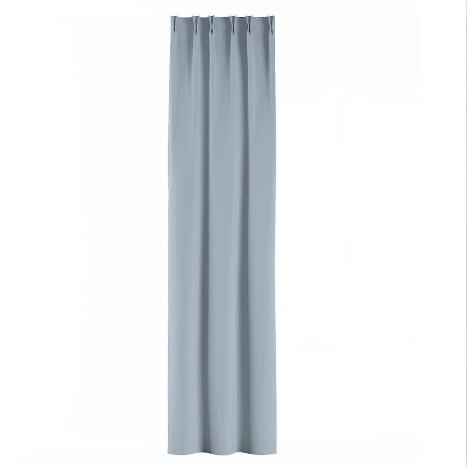 Zasłona na haczykach flex podwójnych 130x260 gołębi szary