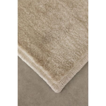 Dywan prostokątny z poliestru Daroca, 200x300 cm, kremowo-beżowy