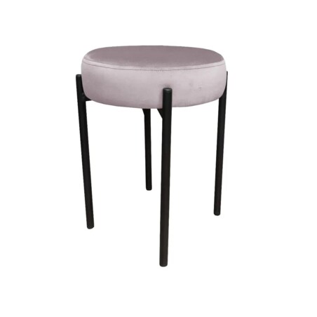 Taboret TORIN MG VELVET jasnoróżowy