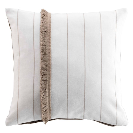 Poduszka ozdobna z frędzlami ALIZEE, bawełna, 40 x 40 cm