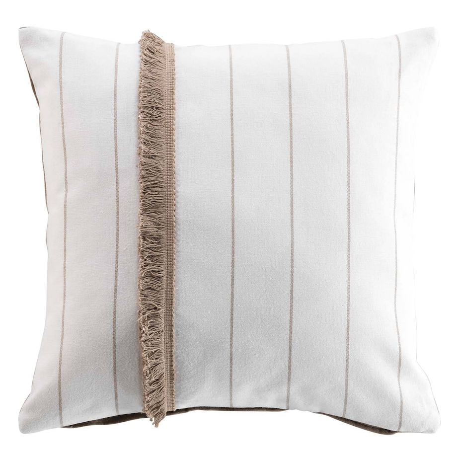 Poduszka ozdobna z frędzlami ALIZEE, bawełna, 40 x 40 cm