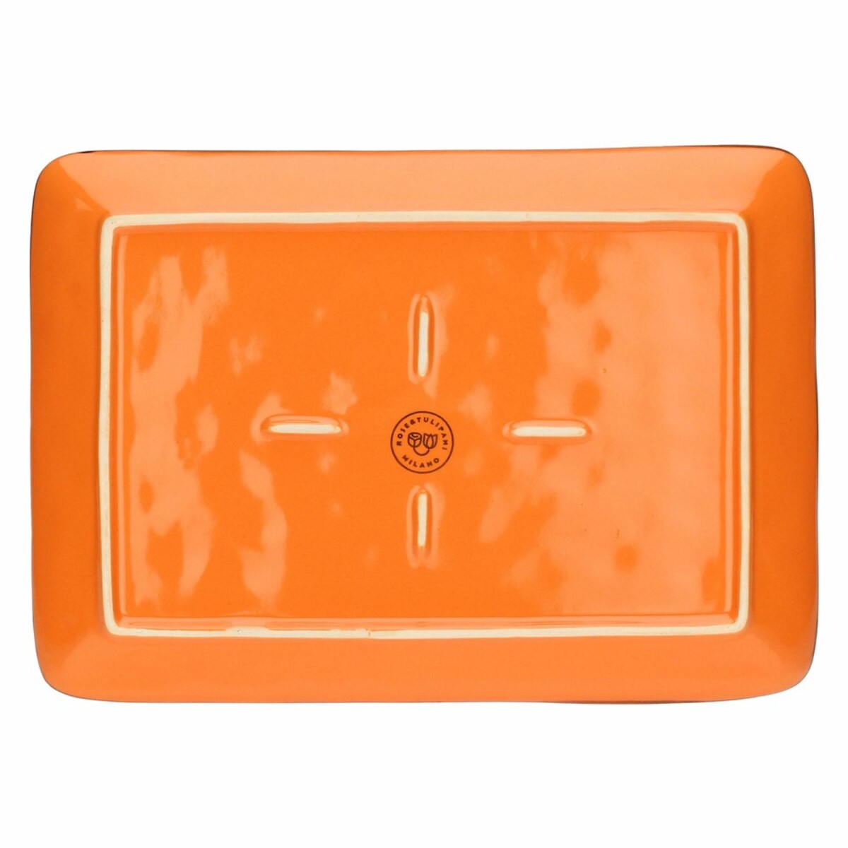 Zestaw 2 tac prostokątnych Concerto Arancione - Pomarańczowy, 27 x 19 cm