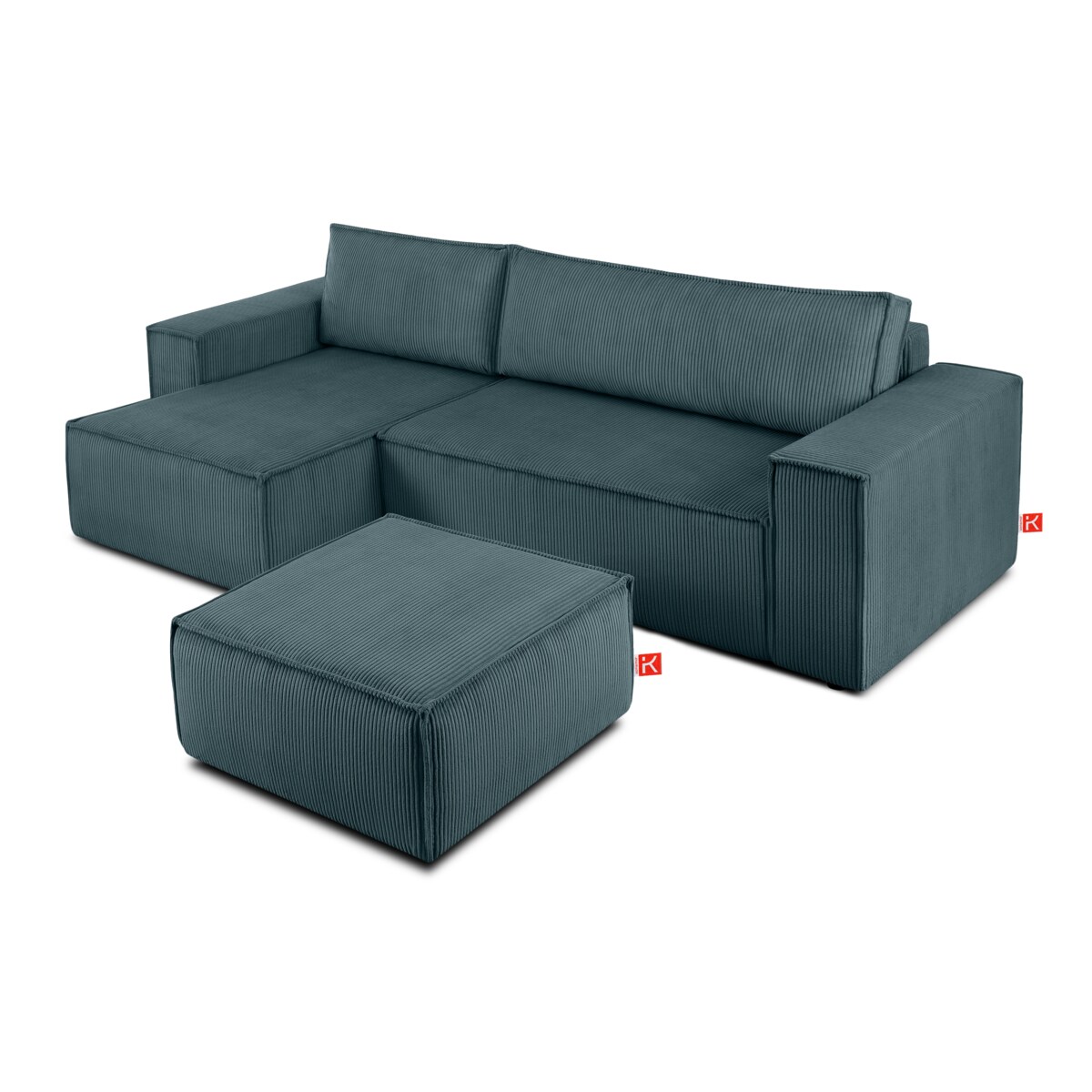 KONSIMO NAPI Puf, kolor niebieski