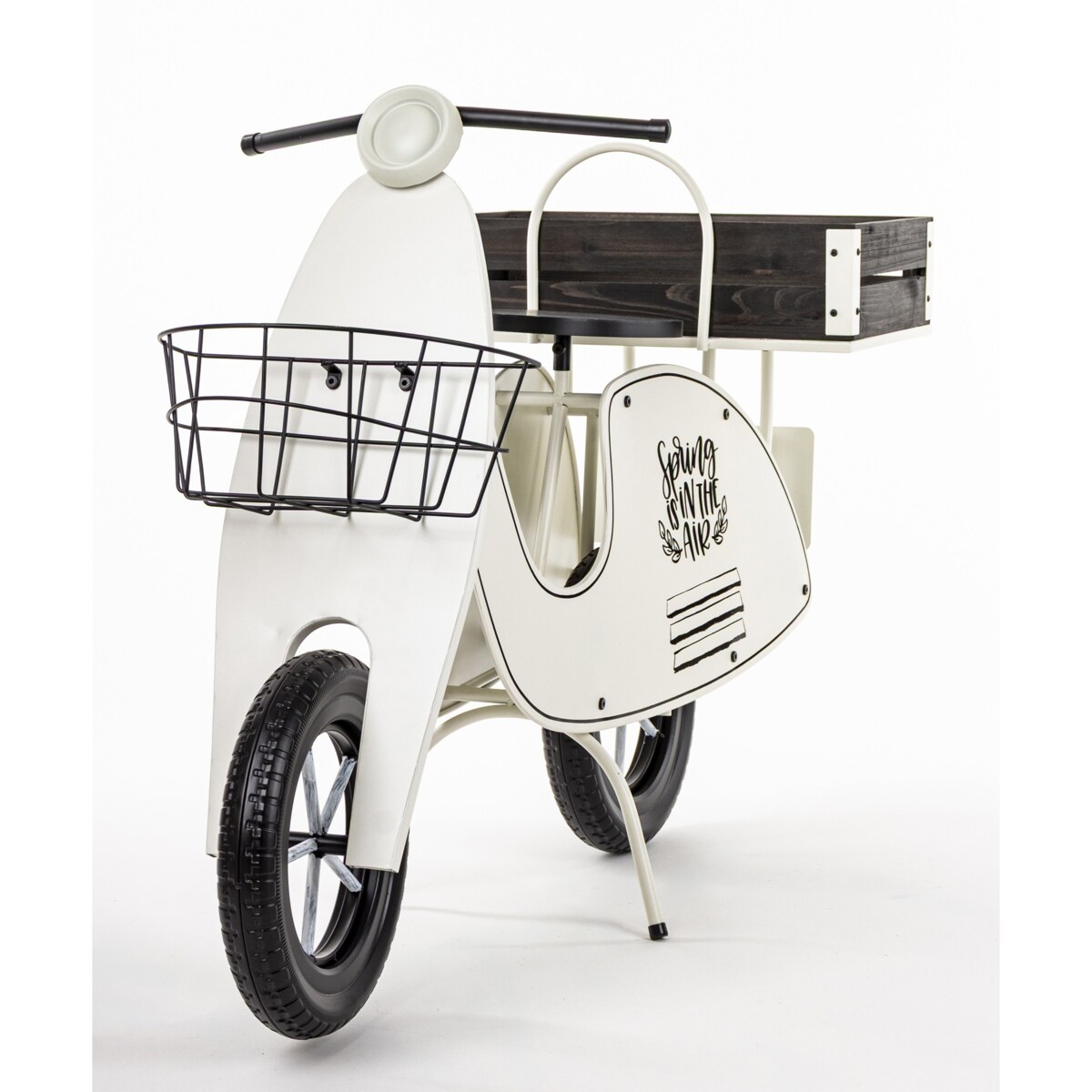 Kwietnik metalowy 75x110x46 cm VESPA biała