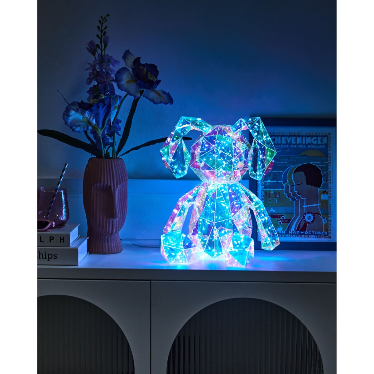 Dekoracja LED Królik KINTAUS Kolorowy