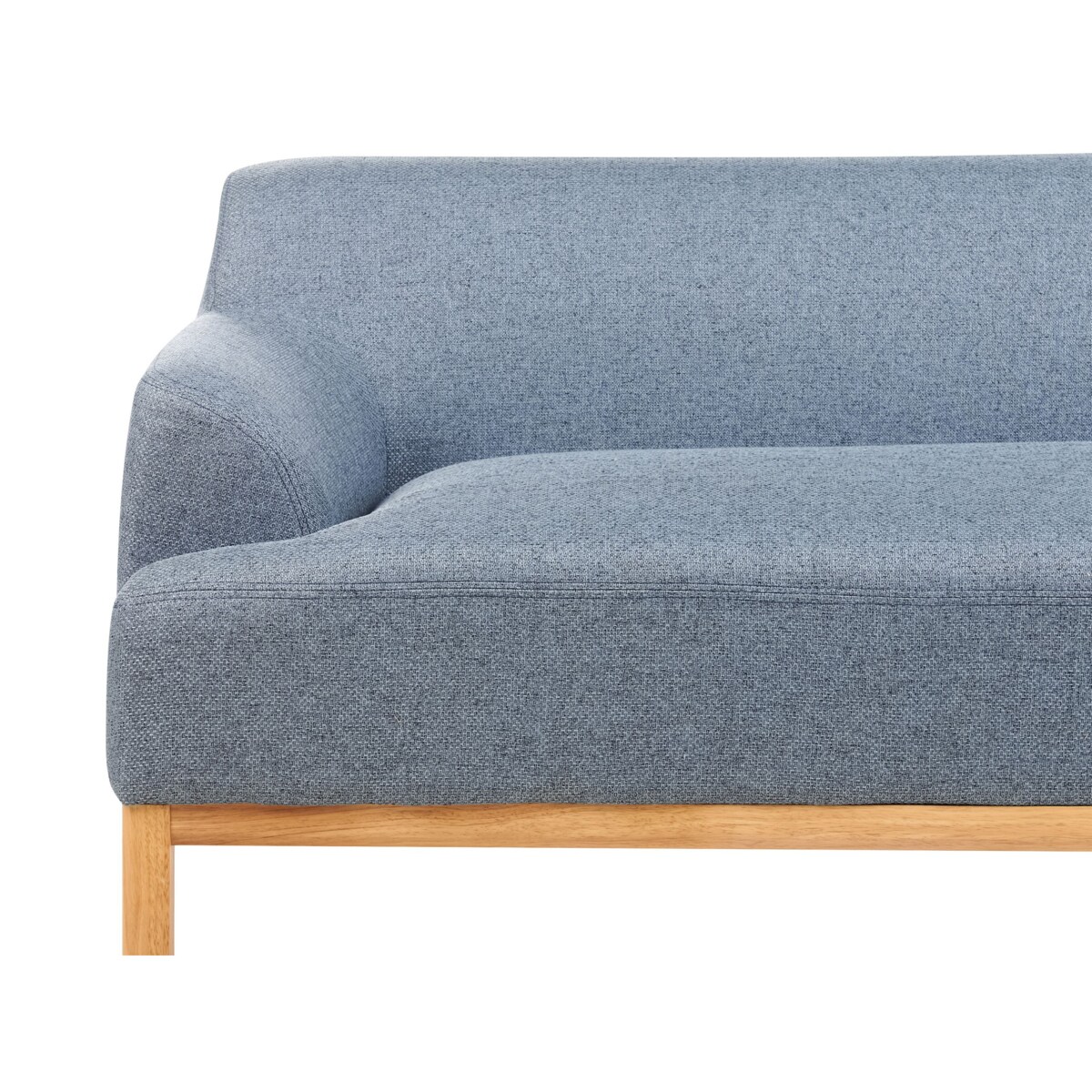 Sofa narożna lewostronna SOSJO Niebieski Tkanina Lewostronny