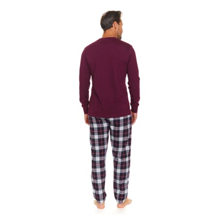 Piżama kolor fioletowy PMB.7101.BURGUNDY - S