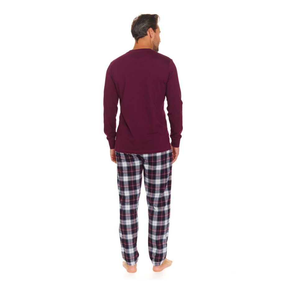 Piżama kolor fioletowy PMB.7101.BURGUNDY - S