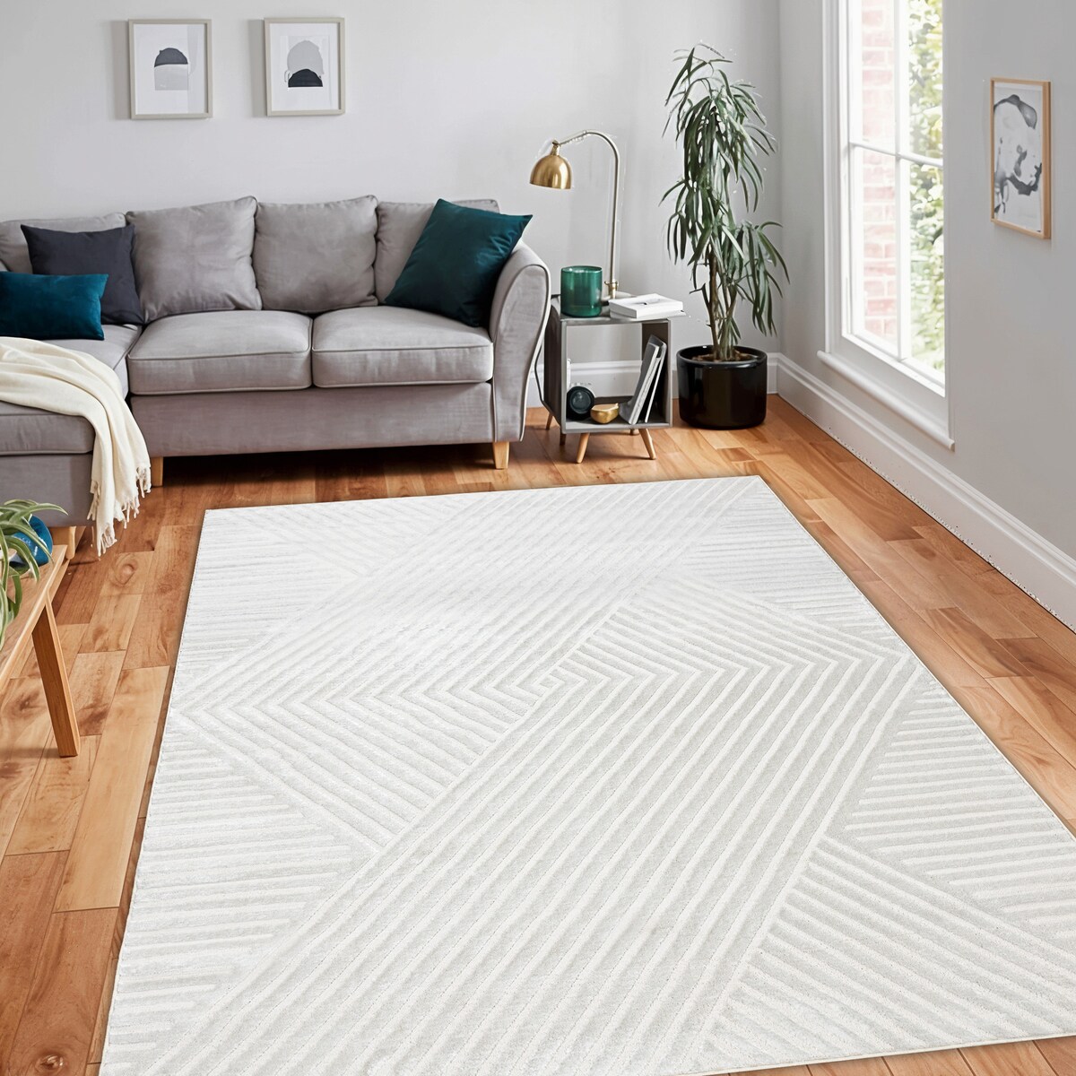 Dywan BALANCE 1503 krem - Geometryczny, 160x220 cm