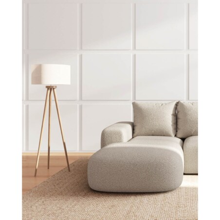 Monce Sofa narożna lewa beżowa