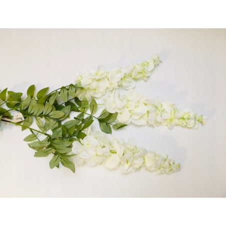 BIAŁA WISTERIA ZWISAJĄCA DUŻA XXL sztuczna kwiat na dekoracje ślub komunia
