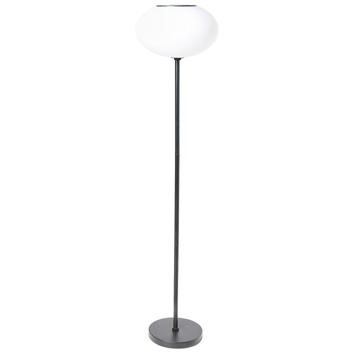 Lampa ogrodowa stojąca solarna LED LUMBE Czarny
