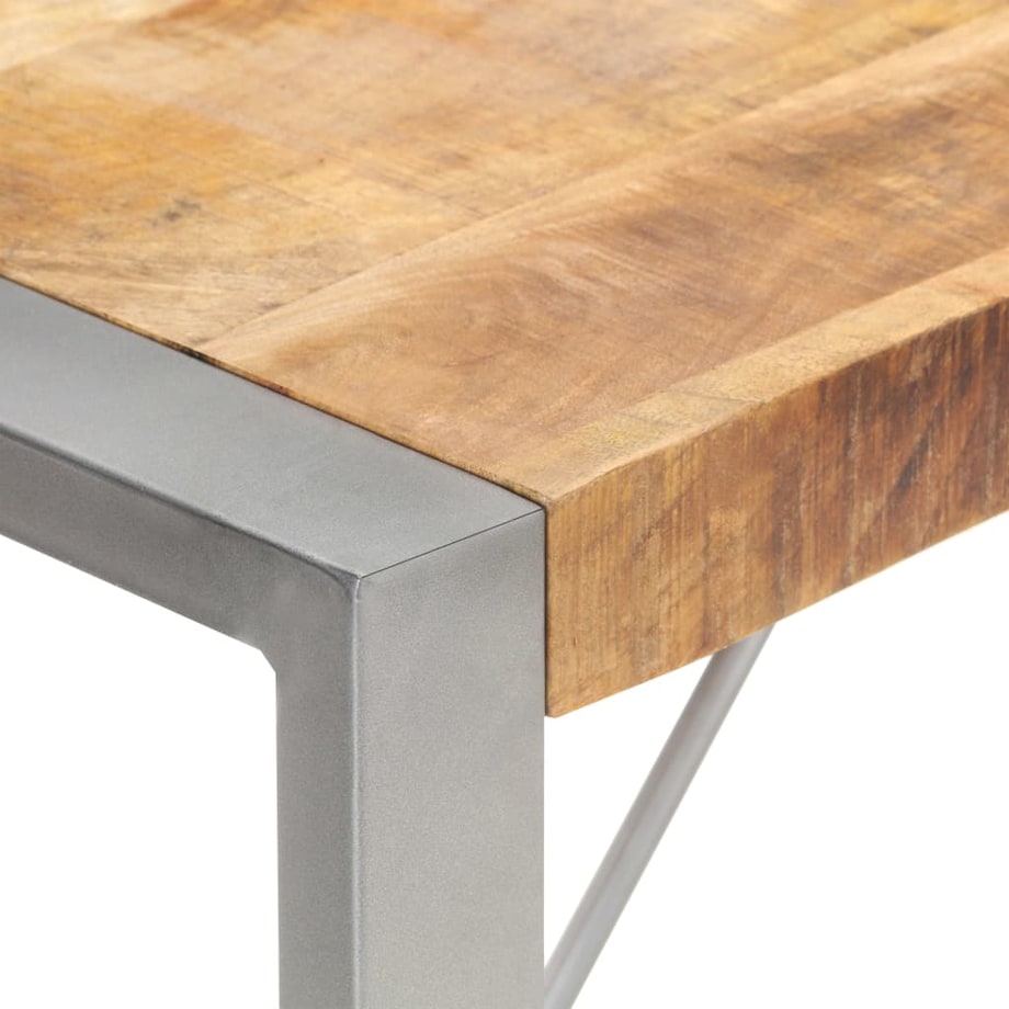 vidaXL Stół jadalniany, 120x60x75 cm, lite surowe drewno mango